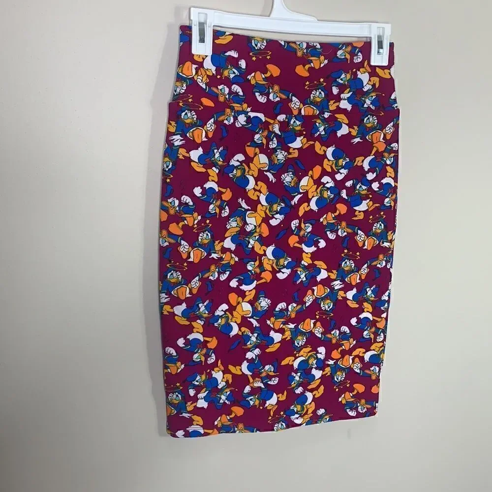 LuLaRoe xs Cassie angry Donald Duck Disney collab (i1)